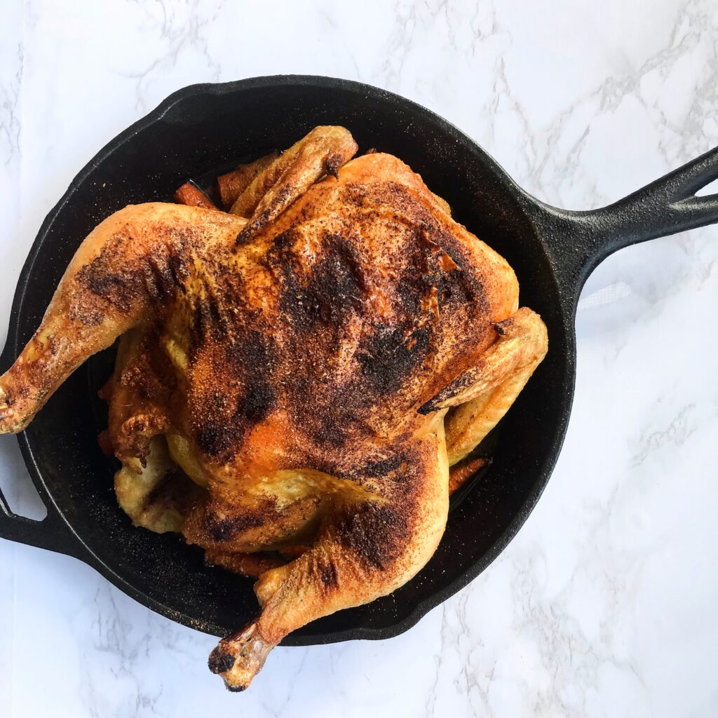 easy whole baked chicken 