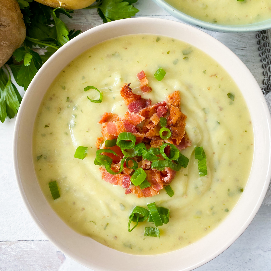 potato leek soup - 8 popular soups for Fall