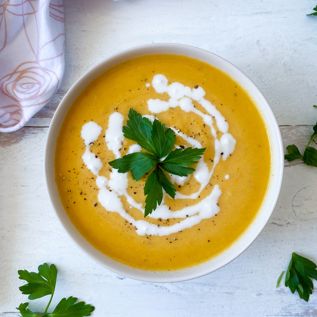 dairy-free butternut squash soup - 8 popular soups for Fall