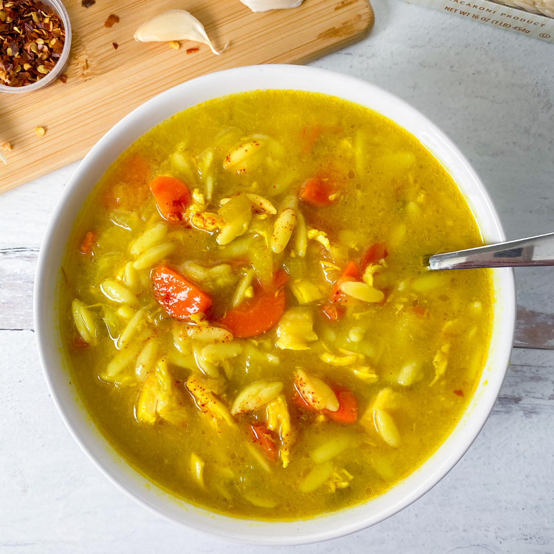 chicken orzo soup - 8 popular soups for Fall