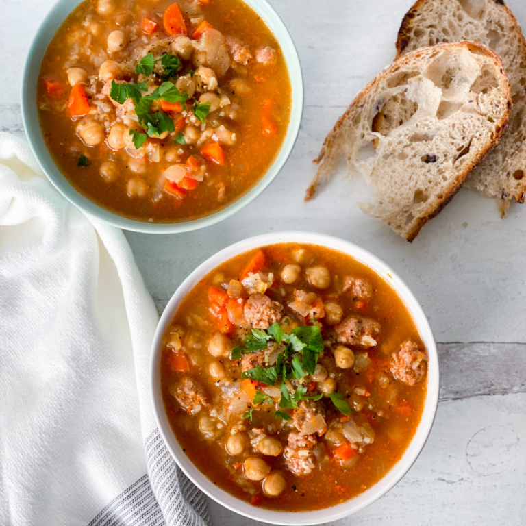 Garbanzo Bean Soup - Girl Appetit