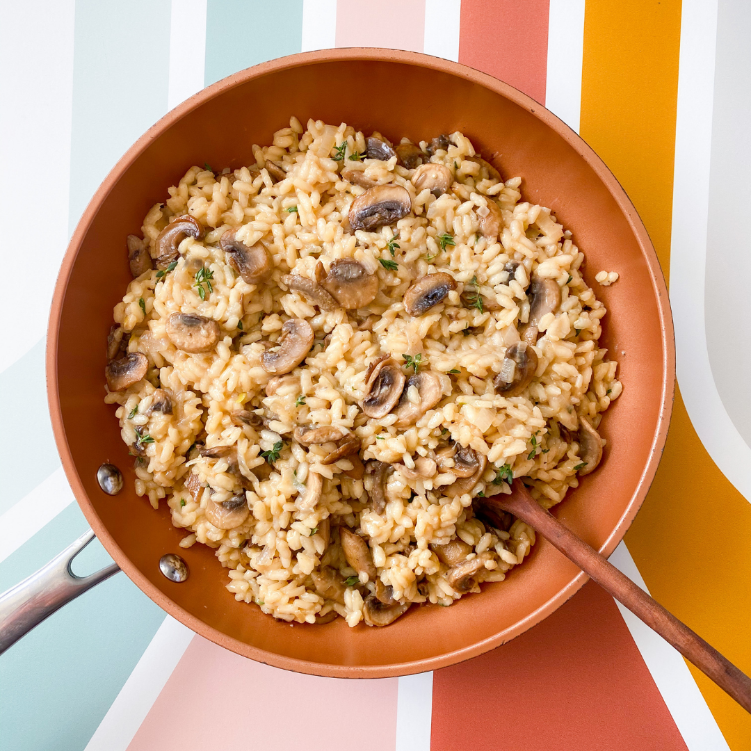 creamy mushroom risotto recipe