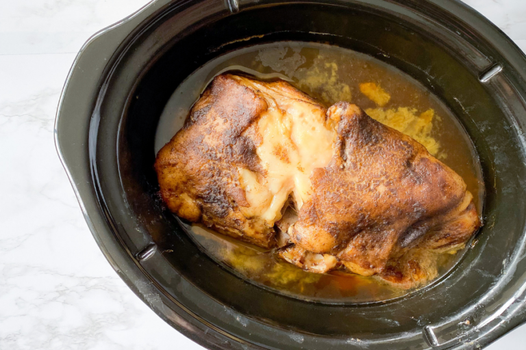 How to Cook a Bone In Pork Butt (in the crockpot) - Girl Appetit